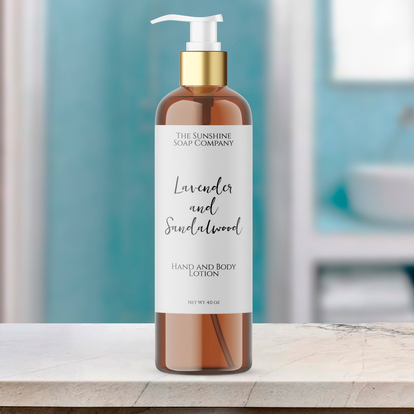 Minimalist white waterproof cosmetics bottle label - 4" x 3.5"