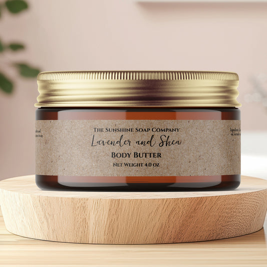 Minimalist Kraft Paper Style Cosmetics Jar Label - 1" x 7.25"