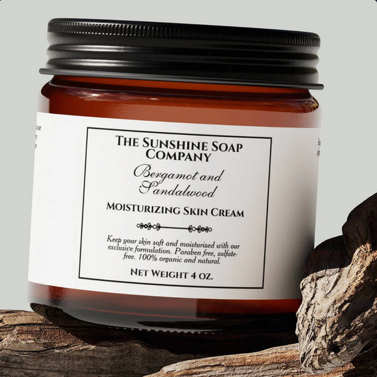 Waterproof Vintage Style White Cosmetics Jar Label 8.25" x 1.75"