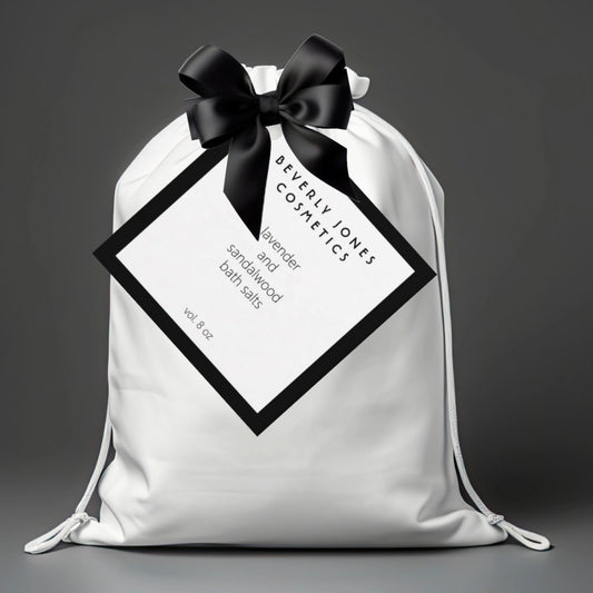 Elegant Minimalist White and Black Product Tag