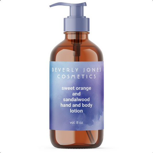 Elegant Watercolor Blue and Purple Cosmetics Label