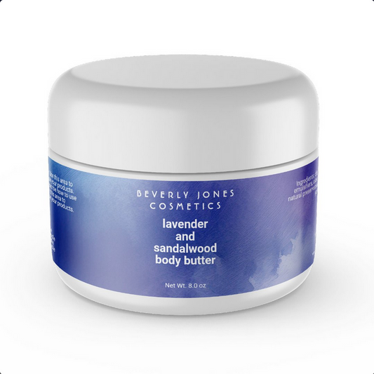 Blue and Purple Waterproof Wrap Around Cosmetics Jar Label