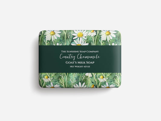 Soap Packaging Paper - Watercolor Chamomile Flowers