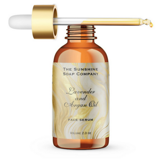 faux ivory and gold cosmetics bottle label