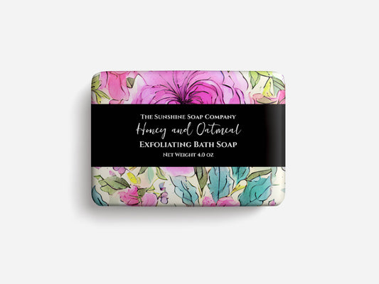 Soap Packaging Paper - Pink Flowers