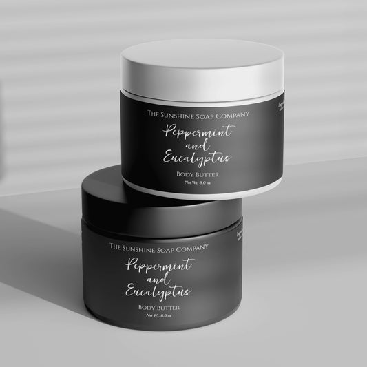Minimalist Grey Waterproof Cosmetics Jar Label