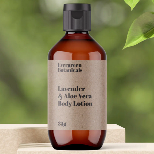 Kraft Paper Style Modern Cosmetics Bottle Label