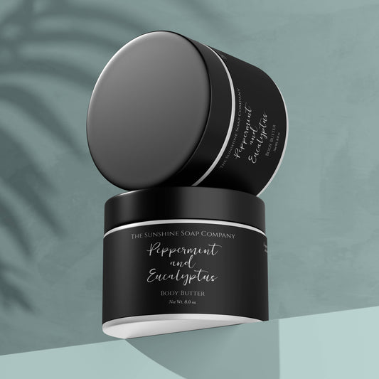 Minimalist Black Waterproof Cosmetics Jar Label