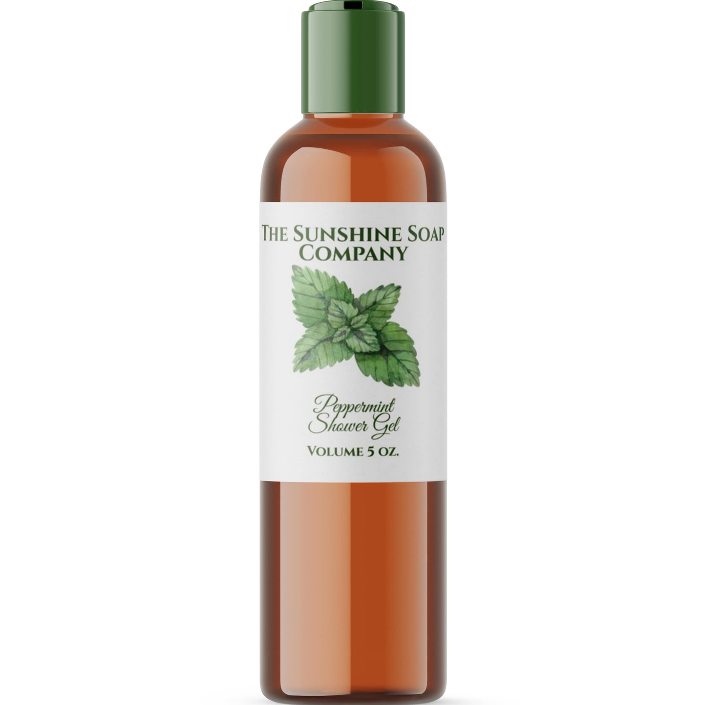 Customizable Packaging Label for Handmade Soap, Cosmetics, Bath and Body Products - peppermint - rectangle - 3.75" x 2"