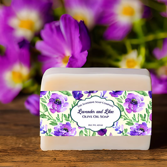 Purple Flowers Soap Belly Band