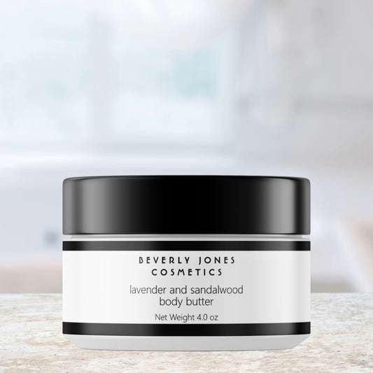 Elegant Minimalist White Black Cosmetics Jar Label