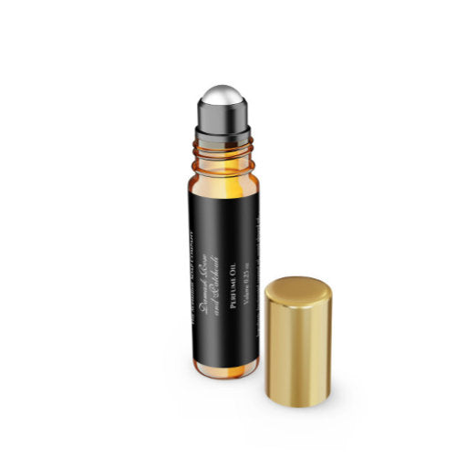 Classic Black Perfume Roller Bottle label