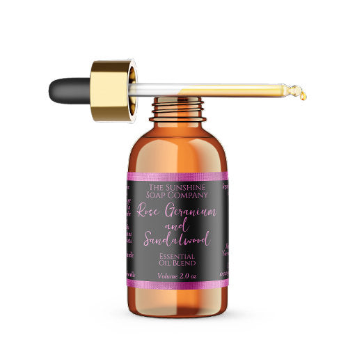 Cosmetics Dropper Bottle Label - Black & Hot Pink