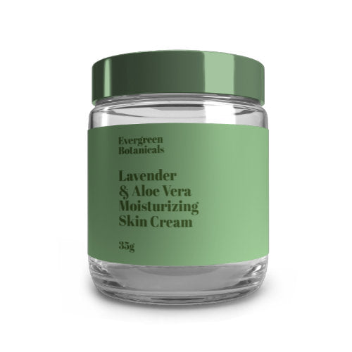 Modern light green waterproof cosmetics jar label