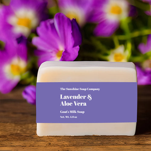 Modern Light Purple Soap Belly Band