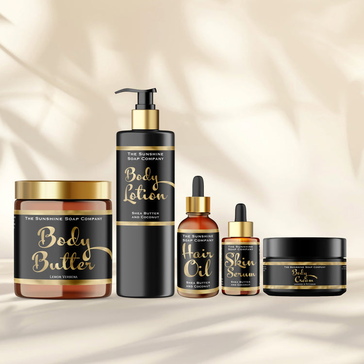 The Luxury Noir Collection - Black with Faux Gold Foil Words
