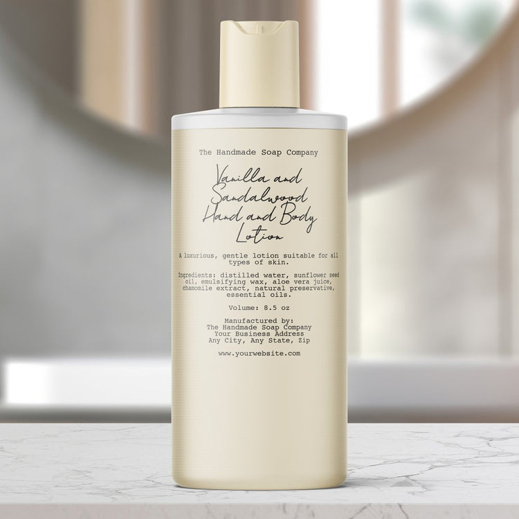 a clear label mockup displaying a sugar scrub label for jars.