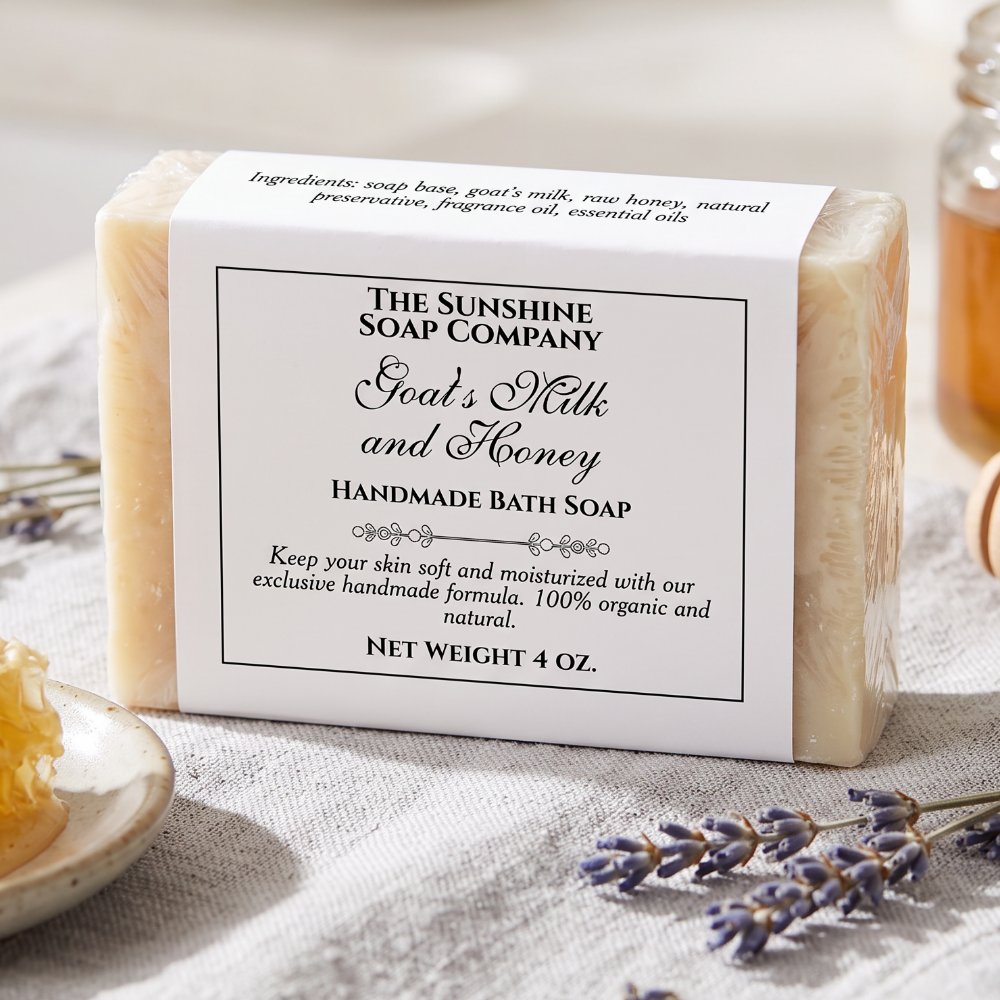 Vertical Soap Labels 3.75" x 2"