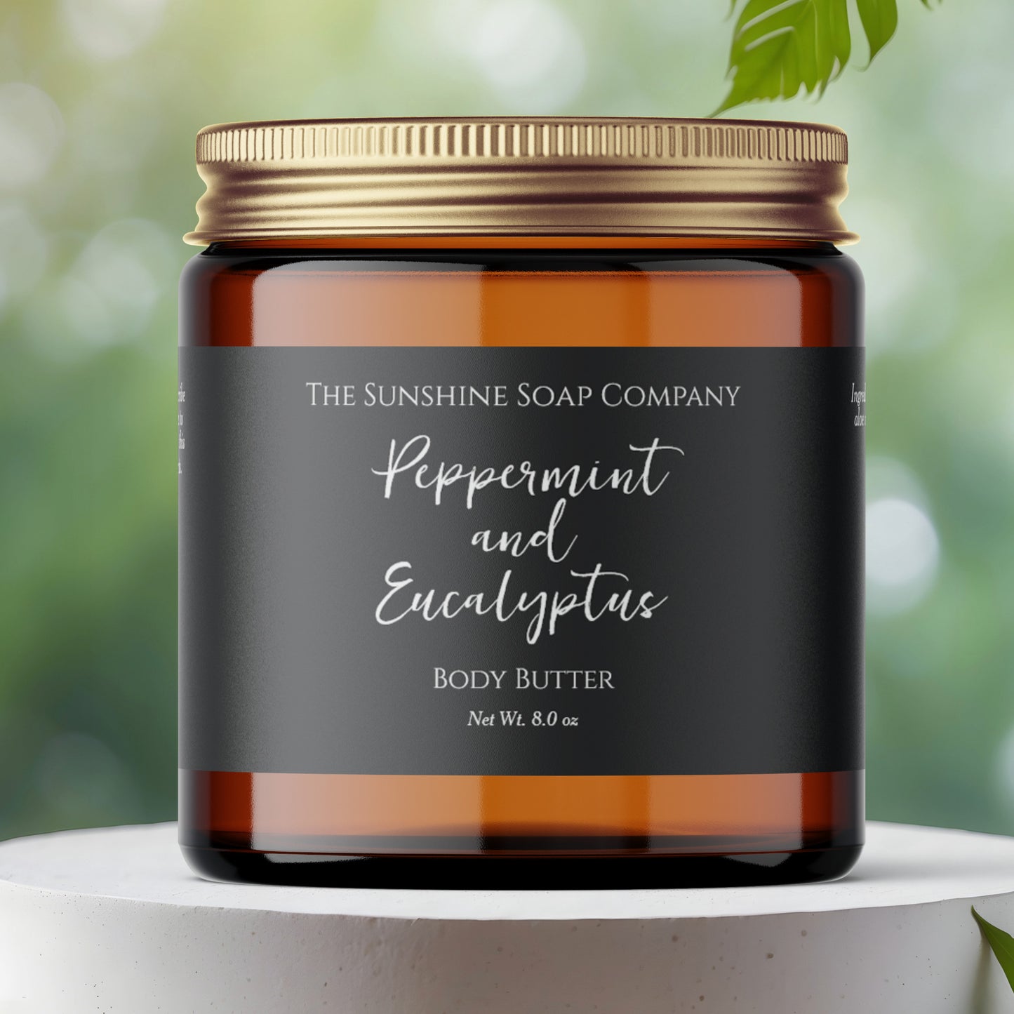 Minimalist Grey Waterproof Cosmetics Jar Label