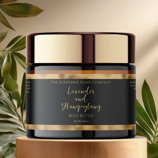 Black and Gold Foil Waterproof Cosmetics Jar Label -  8.25" x 1.75"