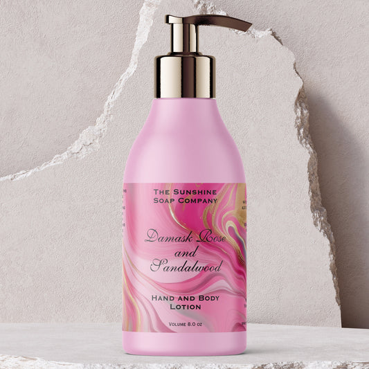 Pink Marble and Gold Foil Cosmetics Bottle Label