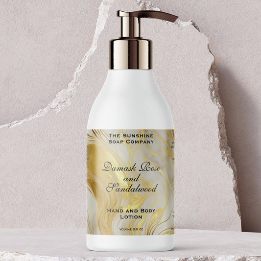Ivory Marble and Gold Foil Cosmetics Bottle Label