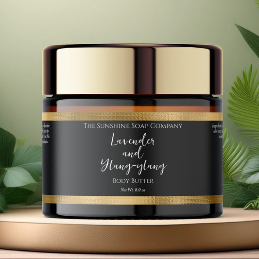 Black and Hammered Gold Foil Cosmetics Jar Label