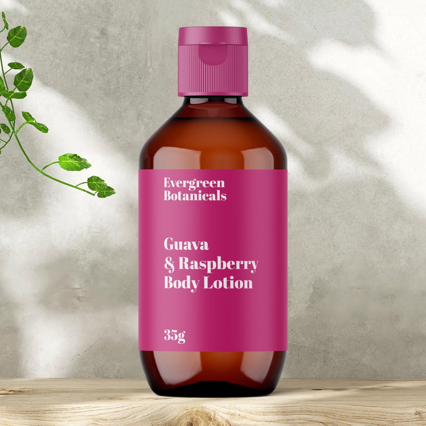 Hot Pink Modern Cosmetics Bottle Label