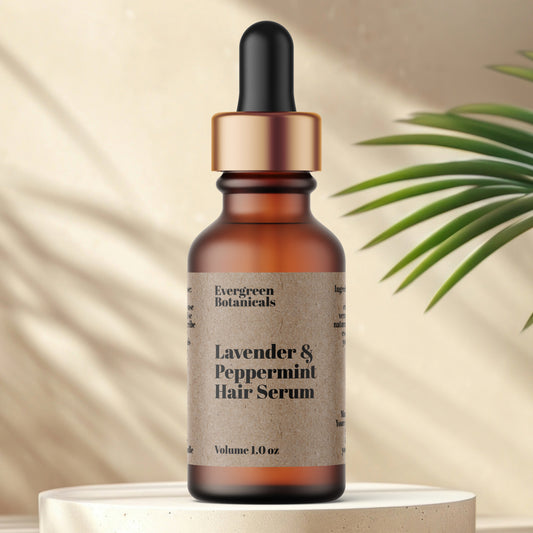 Modern Kraft Paper Style Cosmetics Dropper Bottle Label