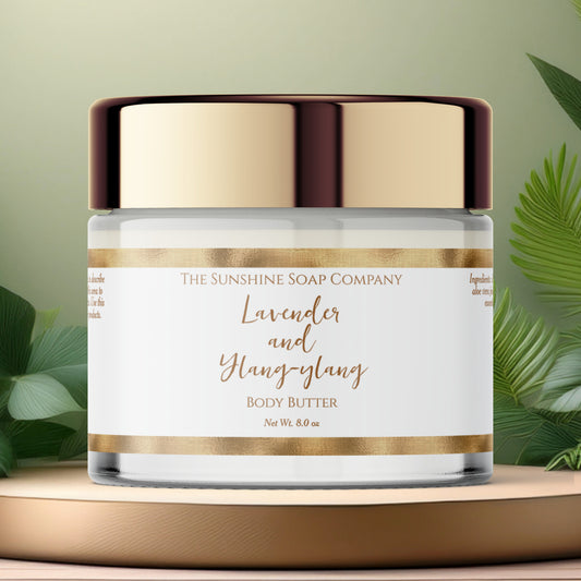 White and Gold Foil Waterproof Cosmetics Jar Label -  8.25" x 1.75"