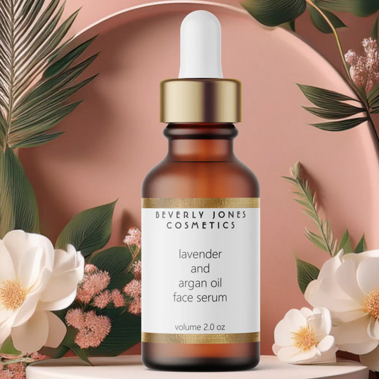 White and Gold Waterproof Cosmetics Dropper Bottle Label