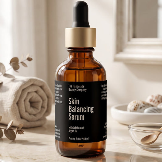 Black Minimalist Cosmetics Dropper Bottle Label