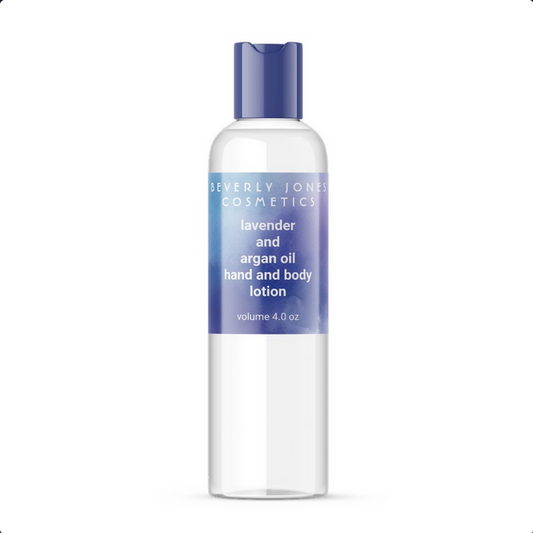 Blue and Purple watercolor cosmetics bottle label