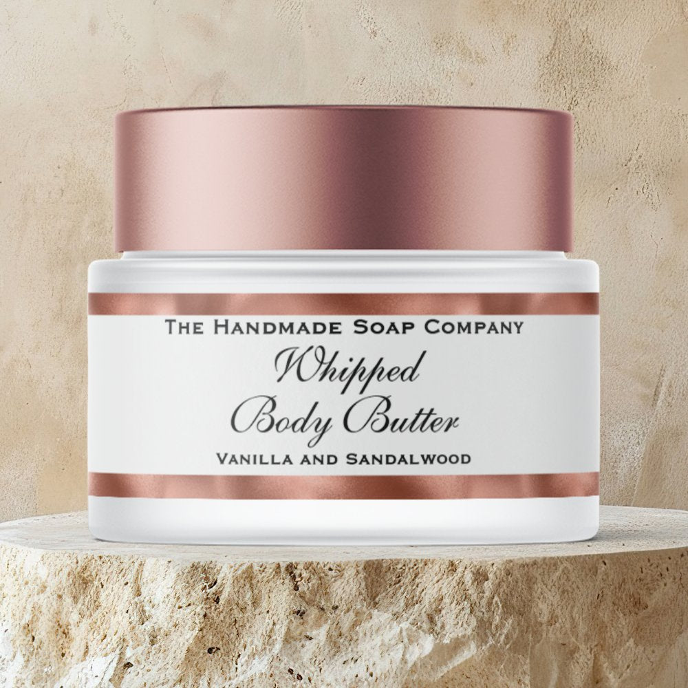 Cosmetics Body Butter Copper and White Jar