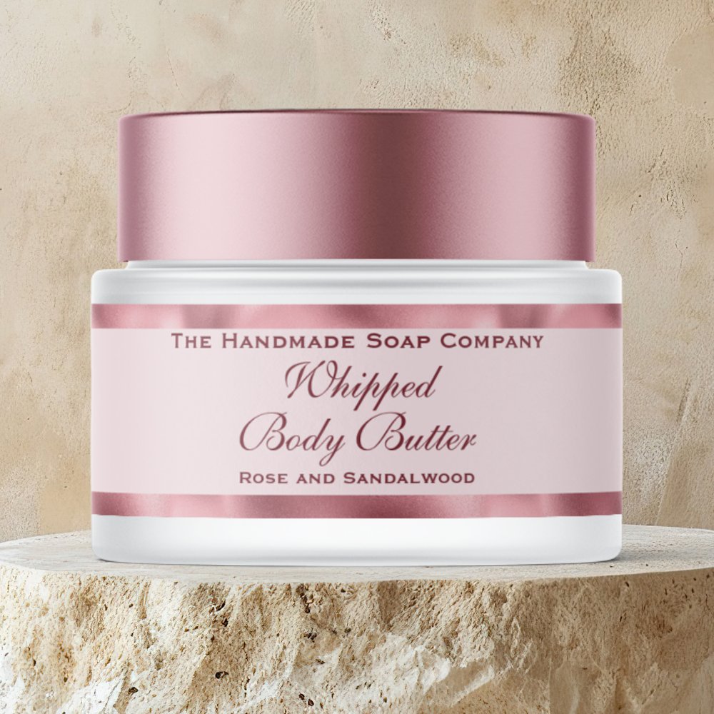 Cosmetics Body Butter Pink Foil and Pink Jar