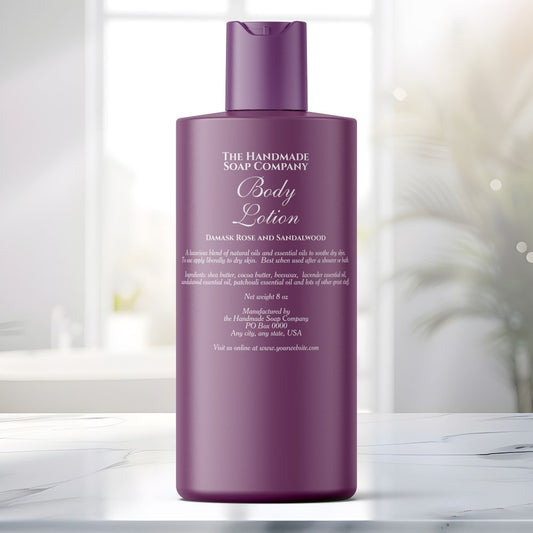 Elegant Clear w White Text Cosmetics Bottle Label