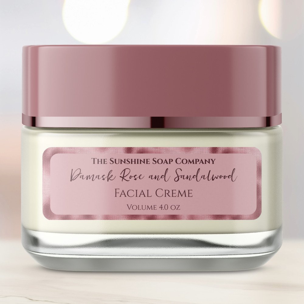 Elegant Pink and Pink Foil Cosmetics Jar Label