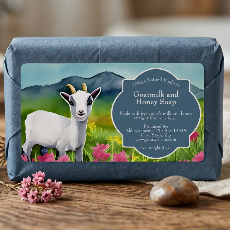 Goat Milk Soap Label - 2