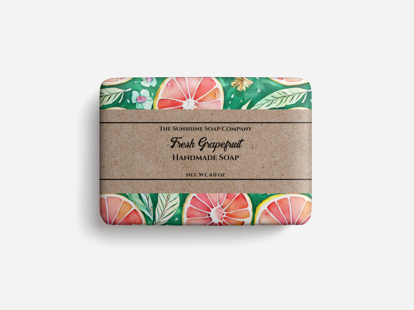 Soap Packaging Paper - Pink Grapefruit