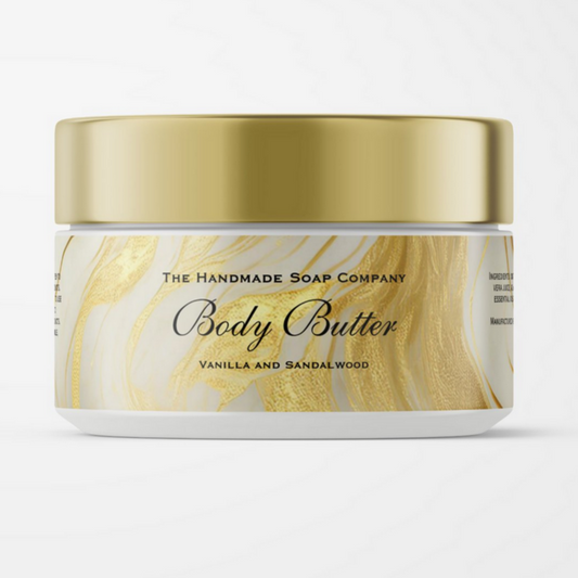 ivory marble and gold cosmetics jar label
