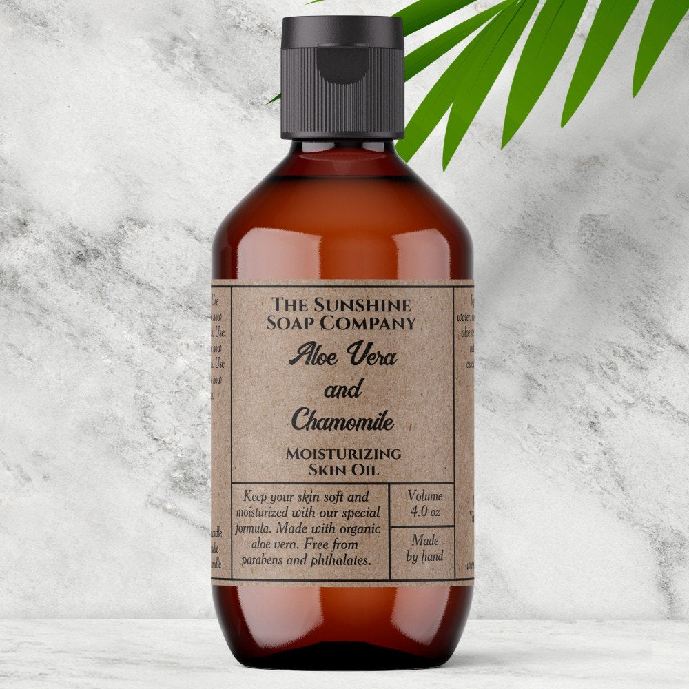 Kraft paper cosmetics bottle label 4 oz