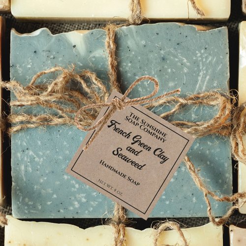 Kraft Paper Style Soap Cosmetics Packaging Tag