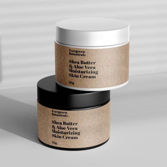 Kraft paper style waterproof cosmetics jar label