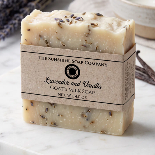 Kraft Paper Style Soap Belly Band with Logo