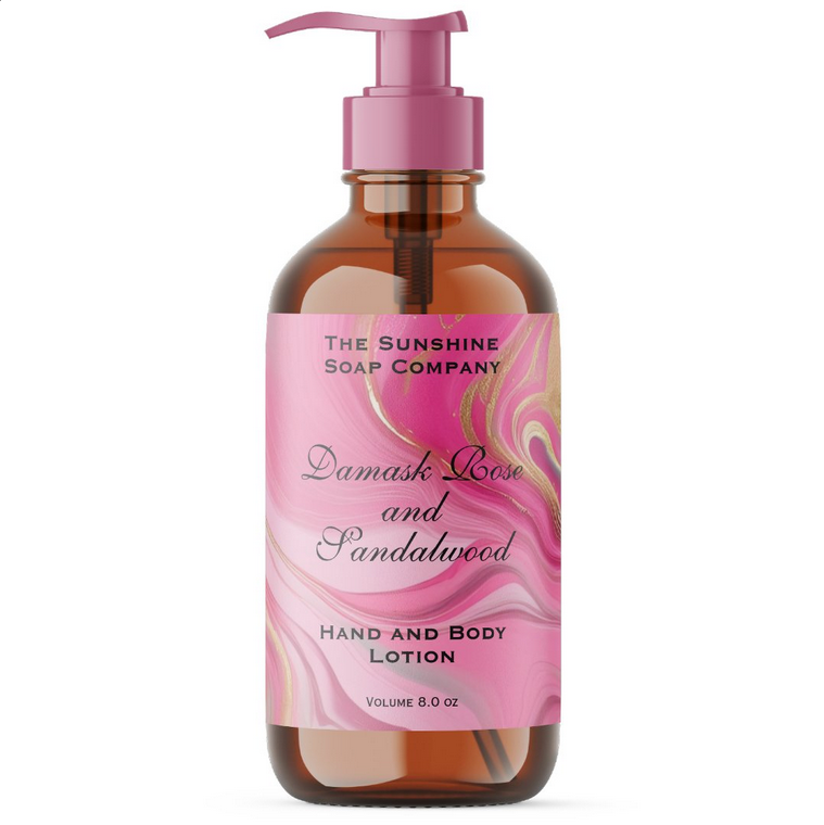 Pink Marble and Gold Foil Cosmetics Bottle Label