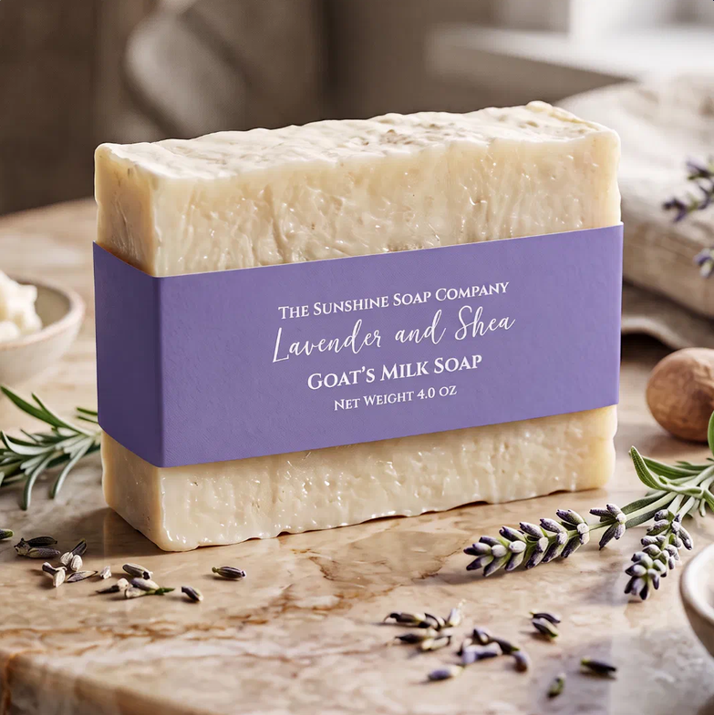 Purple Minimalist Soap Belly Band