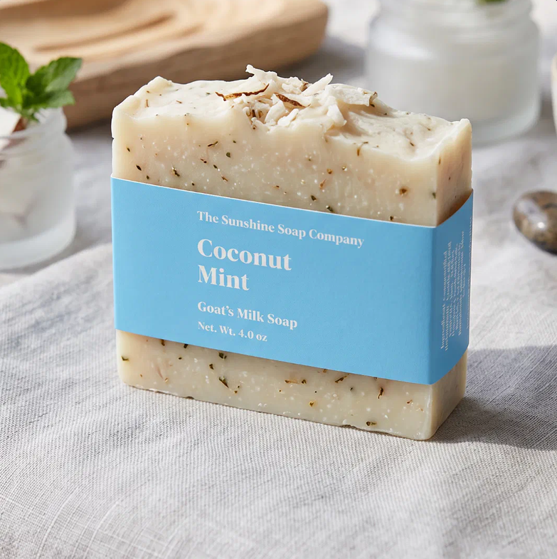 Modern Light Blue Soap Belly Band