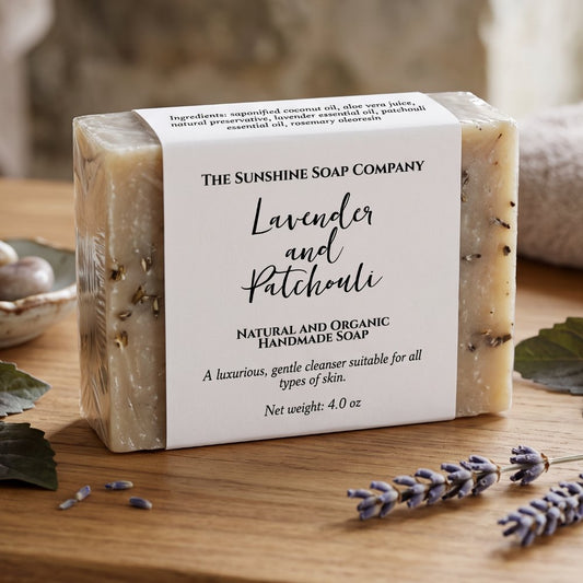 Minimalist White Soap Product Packaging