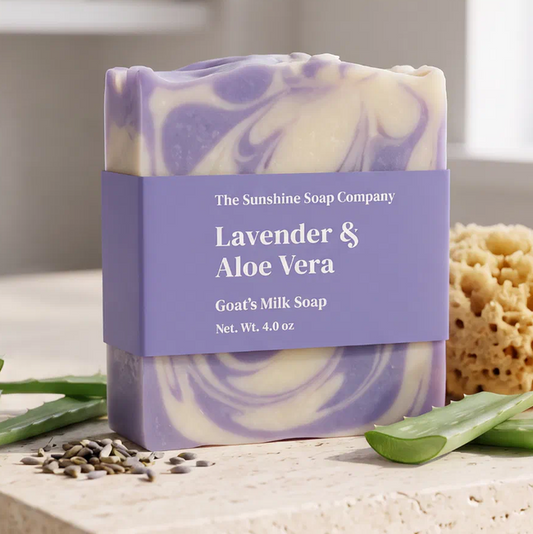 Modern Light Purple Soap Belly Band