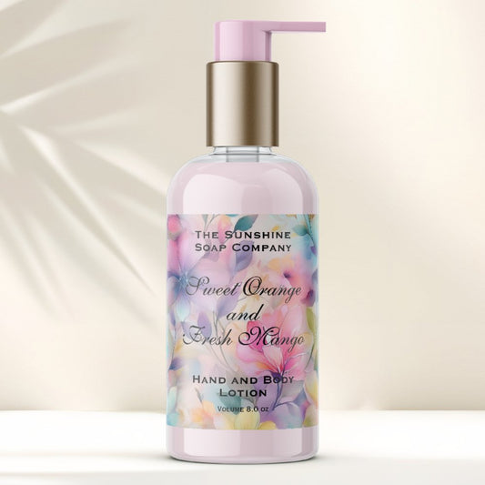 Multicolored Pastel Florals Cosmetics Bottle Label